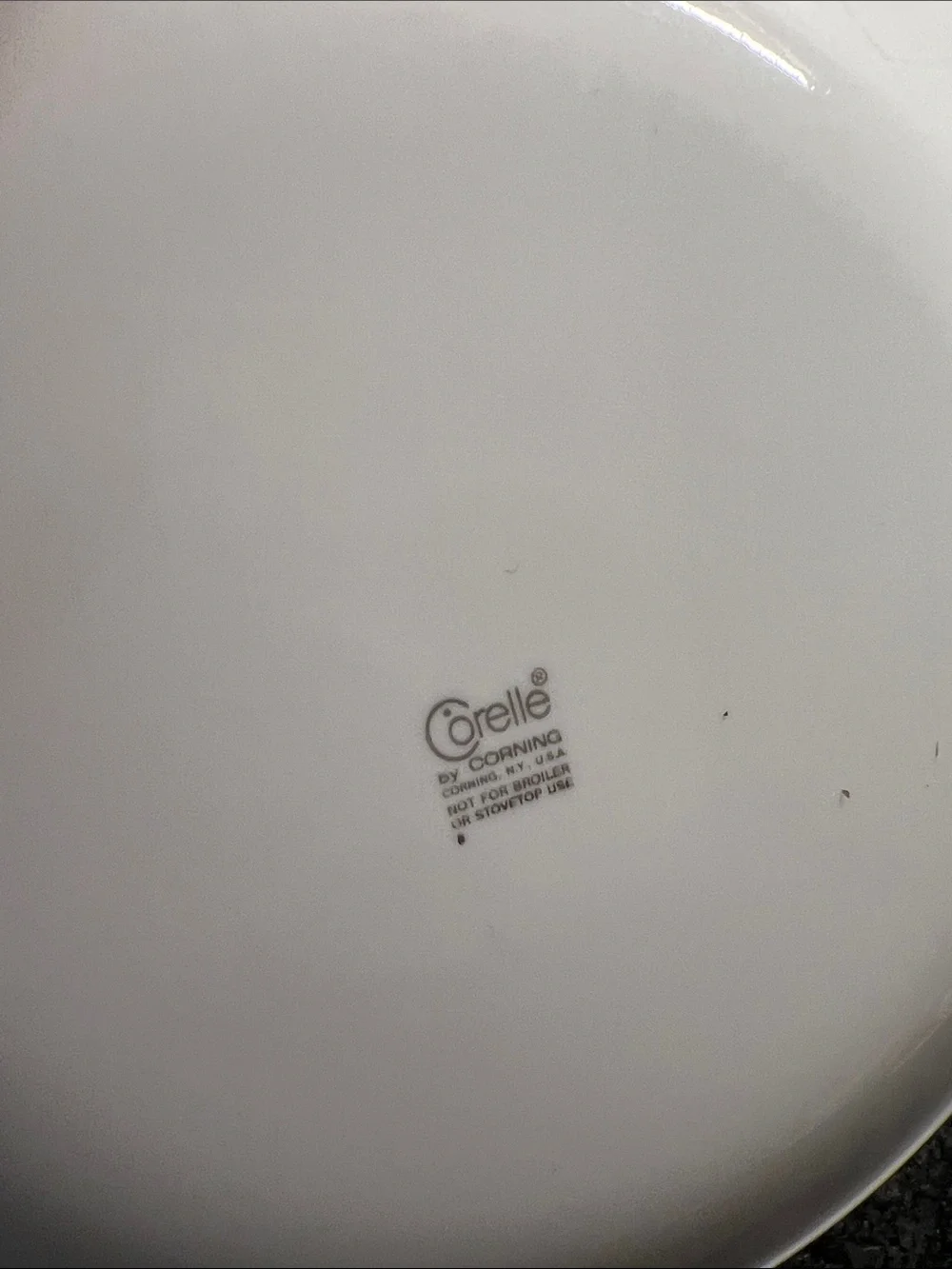 Vintage Corelle Blue Onion salad/dessert plates. OLD TOWN BLUE Exc condition